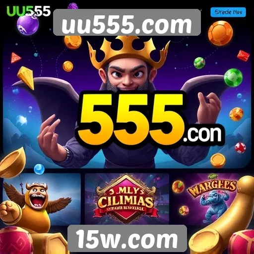 O portfólio de jogos disponíveis em uu555.com